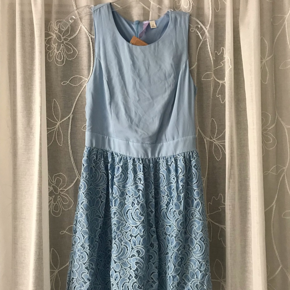 Francesca’s Blue Lace Dress